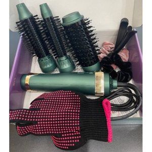 Hot Air Brush - Multipurpose Blow Dryer Brush with Interchangeable Heads